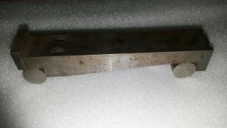 Vintage 6 inch by 1 inch Sine Bar Machinist Block Tool. 2