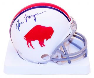 Joe Ferguson Autographed Buffalo Bills Throwback 65 - 73 Mini Football Helmet