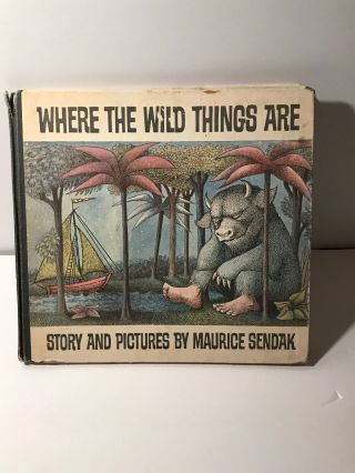 Where The Wild Things Are Book First 1st Edition - 1963 Maurice Sendak Vintage