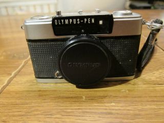 Vintage Olympus Pen Ees - 2 F3.  5 28mm Film Camera Made In Japan