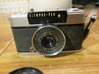Vintage Olympus Pen EES - 2 F3.  5 28mm Film Camera Made In Japan 2