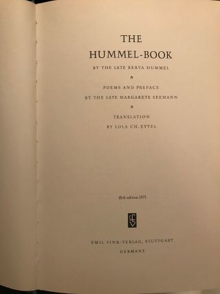 The Hummel Book From the Life and Work of Berta Hummel 1971 15th Edition 3