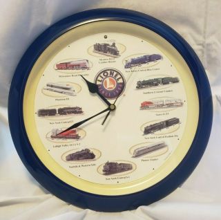 Lionel Train Wall Clock With Train Sounds