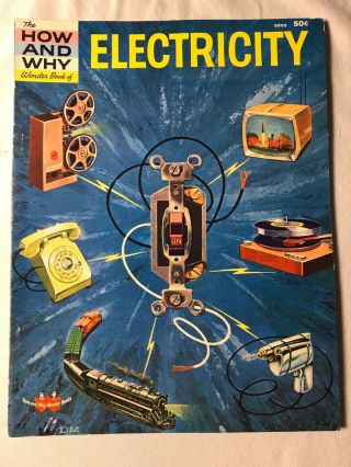 Vintage: The How And Why Wonder Book Of Electricity,  1960 -