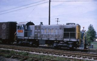 Kodachrome Slide Of Train Engine 2301 On L&n Rr 1960s
