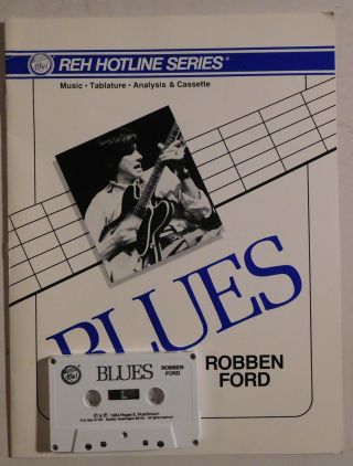 Blues Robben Ford Reh Vintage Book With Cassette Guitar