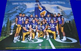 1996 Washington Huskies Football Team Poster The 