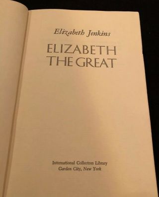 1958 “Elizabeth The Great “ Leather Bound International Collectors Library. 2