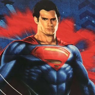 Vintage Superman Standard Pillowcase Superhero Clark Kent Dc Comics 90’s Fabric
