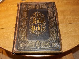 Vintage The Holy Bible & Commentaries Of Henry And Scott Rev.  John Mcfarlene