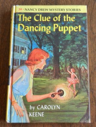 The Clue Of The Dancing Puppet Book 39 Nancy Drew Mystery Stories Vintage 1962