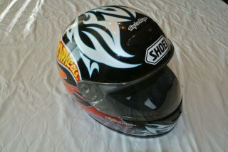 Shoei Helmet Tz - 1 Retro Troy Lee Hot Wheels Helmet Size Xl