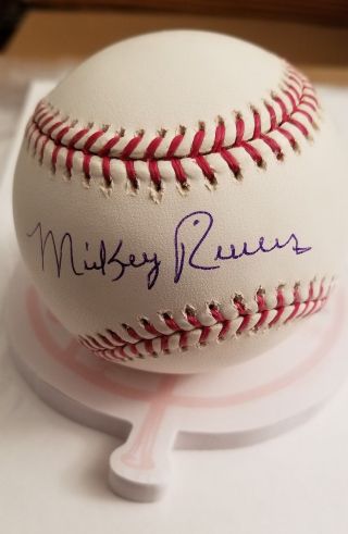 Mickey Rivers Ny Yankees Signed Autographed Rawlings Baseball Steiner Sports