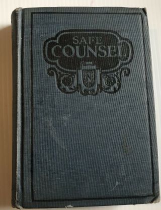 1928 Safe Counsel Or Practical Eugenics The Story Of Life Jeffries Sex Fact Book