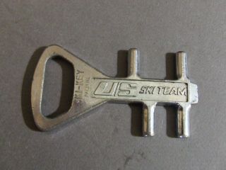 Vintage Us Ski Team Ski - Key Metal Bottle Opener