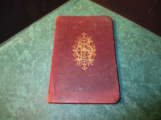 Vintage Ritual Of The Order Eastern Star Leather Cover Book Chicago Edition 1909