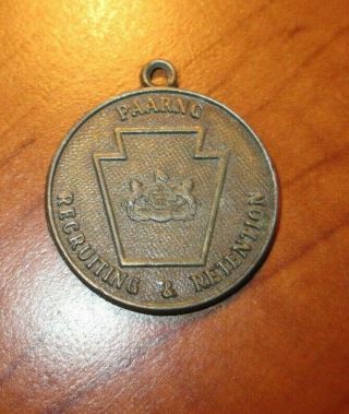 Vintage Pennsylvania Army National Guard Medal Fob