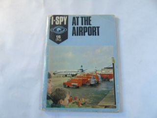 I - Spy At The Airport,  1970s Book - Vintage Childrens Book - Aircraft Spotting