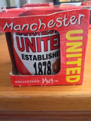 Manchester United Vintage Collectors Mug Man Utd Old Trafford