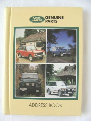 Land Rover 40 Years Address Book 1987 Classic Vintage Car Collectable
