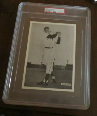 1954 All - Star Photo Pack Willie Mays York Giants Psa 4