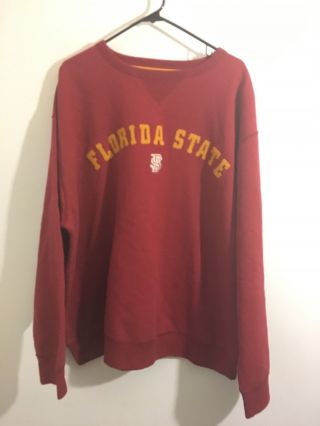 Vintage Champs Sports Florida State Seminoles Sweatshirt Mens Size Xl