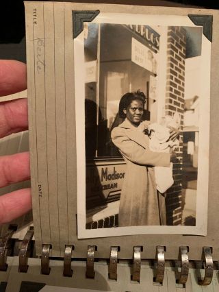 1930s African American Woman Vintage Photo Snapshot Plus Family Album