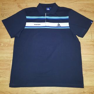Everton Football Club Le Coq Sportif Men’s Vintage Retro Polo Shirt - Size Xl