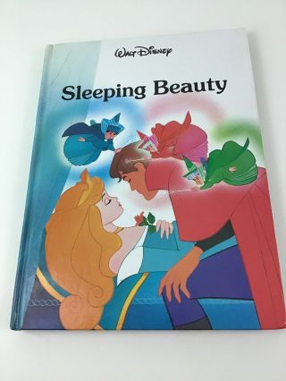 Sleeping Beauty Story Book Hard Cover Walt Disney Twin Books Vintage 1986