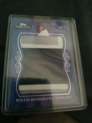2009 Topps Sterling Willie Randolph Patch 1/1