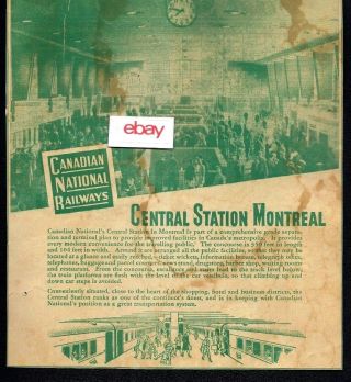 Cn Canadian National Railways 1940 