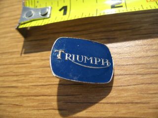 Triumph Motorcycle Bike Old Vintage Enamel Badge Lapel Pin (rhps)