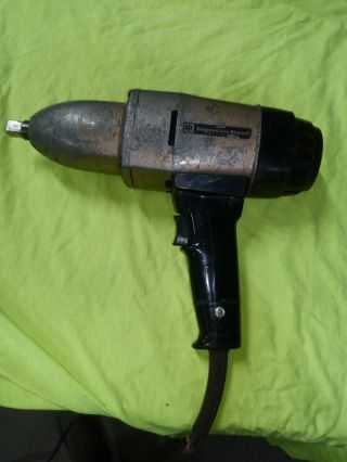 Vintage Ingersoll Rand Model A 1/2 " Electric Impact Wrench Usa Made