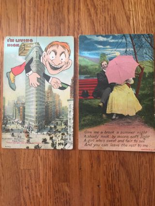 Vintage Postcards Humorous 1900 