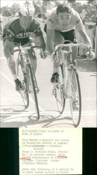 Vintage Photograph Of Eddy Merckx