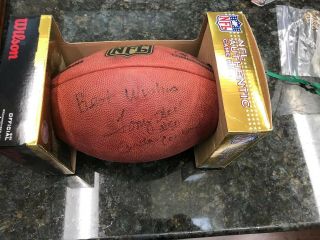 NFL Authentic Game Ball Autographed by Tony Hill,  Dallas Cowboys 3
