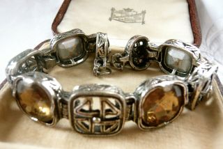 Vintage Jewellery Scottish Celtic Citrine Miracle? Bracelet