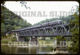 Orig 1955 Slide - Baltimore & Ohio Alco Fa B&o Foxburg Pa Pennsylvania Railroad