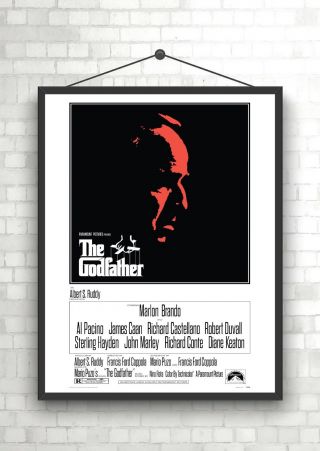 The Godfather Vintage Large Movie Poster Art Print A0 A1 A2 A3 A4 Maxi