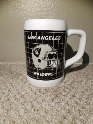 Vintage Nfl Los Angeles Raiders Mug Beer Stein Coffee Cup 80 