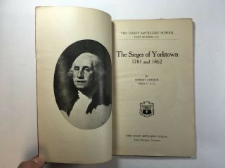 1927 SIEGES of YORKTOWN: 1781 & 1862 Revolutionary & Civil War BATTLES Virginia 2