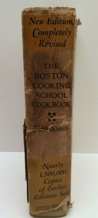 The Boston Cooking - School Cook Book Fannie Merritt Farmers 1930 Edition Vintage 2