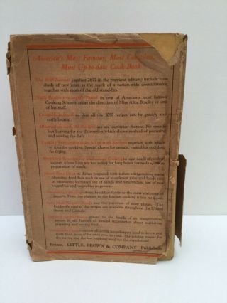The Boston Cooking - School Cook Book Fannie Merritt Farmers 1930 Edition Vintage 3