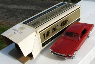 Very Rare Nos 1965 Ford Mustang Red Dealer Promo Car F856