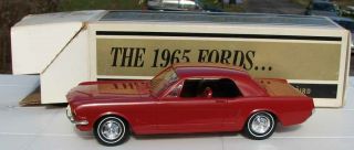 VERY RARE NOS 1965 FORD MUSTANG RED DEALER PROMO CAR F856 2