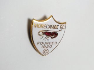 Morecambe Fc - Vintage Enamel Crest Badge