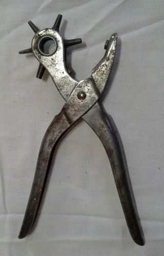 Vintage Leather 6 - Hole Punch Tool Made In West Germany