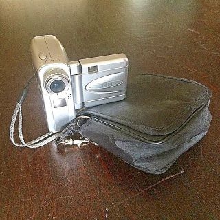 Tcm Vintage Mini Digi Camcorder Video Camera Plus Pouch Case