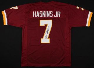 Dwayne Haskins Jr.  Signed Washington Redskins Jersey (jsa) Rookie Qb Osu