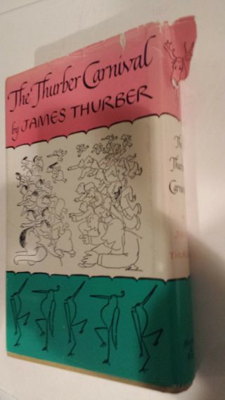 Thurber Carnival James HB w DJ 1945 dated humor cartoons 3
